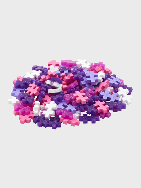 Set constructie Plus-Plus, tub 100 piese, Glitter Mix, culori cu sclipici - Plus Plus - BazaRapid.ro [2]
