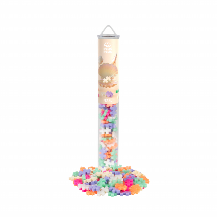 Set constructie Plus-Plus, tub 100 piese, Pearl mix, culori perlate - Plus Plus - BazaRapid.ro [2]