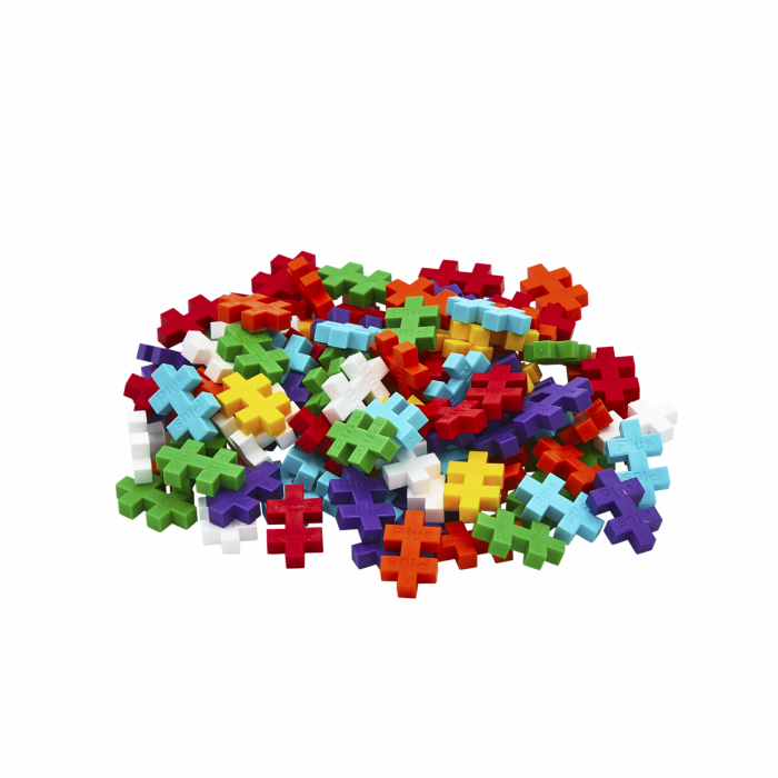 Set constructie Plus-Plus, tub 100 piese, Rainbow Mix, culorile curcubeului - Plus Plus - BazaRapid.ro [3]