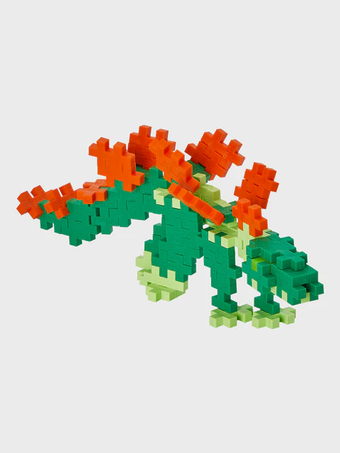 Set constructie Plus-Plus, tub 100 piese, Stegosaurus - Plus Plus - BazaRapid.ro [3]