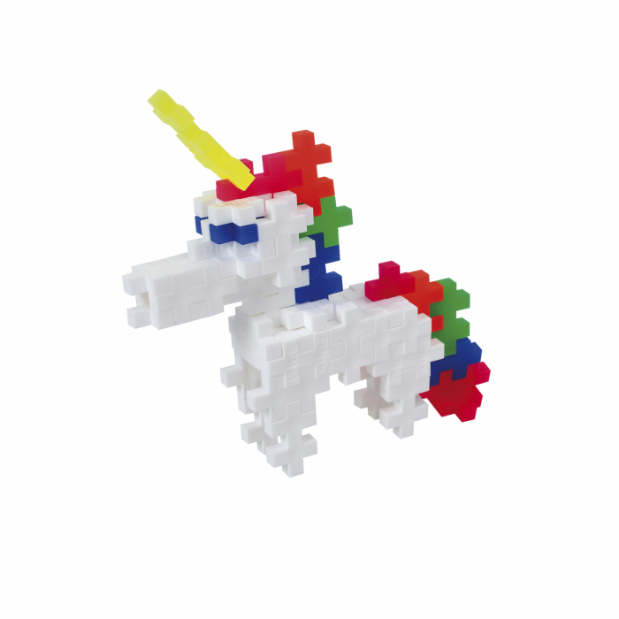 Set constructie Plus-Plus, tub 100 piese, Unicorn - Plus Plus - BazaRapid.ro [4]