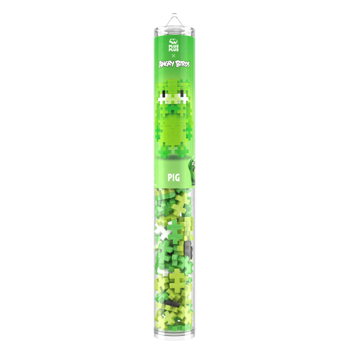 Set constructie Plus-Plus, tub 110 piese, Angry Birds PINK - Plus Plus - BazaRapid.ro [2]