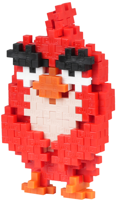 Set constructie Plus-Plus, tub 110 piese, Angry Birds RED - Plus Plus - BazaRapid.ro [4]