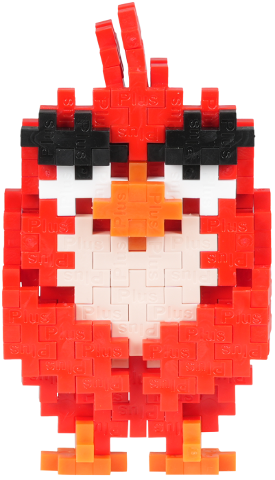 Set constructie Plus-Plus, tub 110 piese, Angry Birds RED - Plus Plus - BazaRapid.ro [3]
