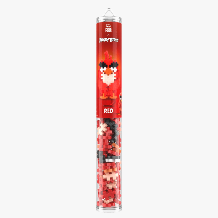 Set constructie Plus-Plus, tub 110 piese, Angry Birds RED - Plus Plus - BazaRapid.ro [2]