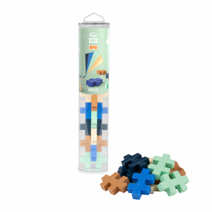 Set constructie Plus-Plus, tub 15 piese mari, culorile brizei - Plus Plus - BazaRapid.ro [2]