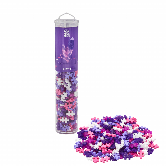 Set constructie Plus-Plus, tub 240 piese, Glitter Mix, culori cu sclipici - Plus Plus - BazaRapid.ro [2]