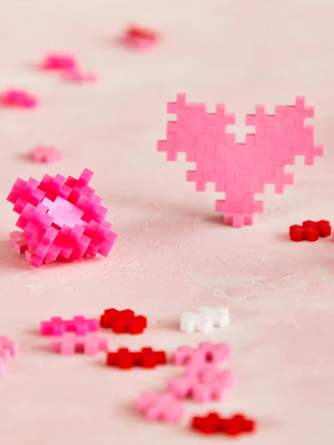 Set constructie Plus-Plus, tub 240 piese, I Love You Mix, culorile iubirii - Plus Plus - BazaRapid.ro [3]