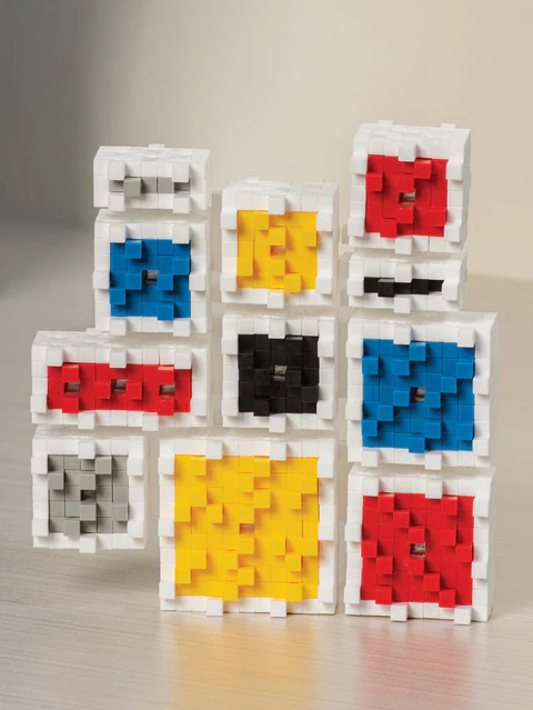 Set constructie Plus-Plus, tub creare tablou, Inspirat de Mondrian - Plus Plus - BazaRapid.ro [4]