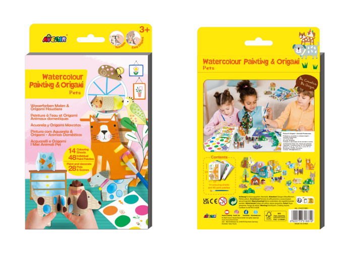 Set creativ 2 in 1 - Pictura si Origami - Animale prietenoase - Avenir - BazaRapid.ro [9]