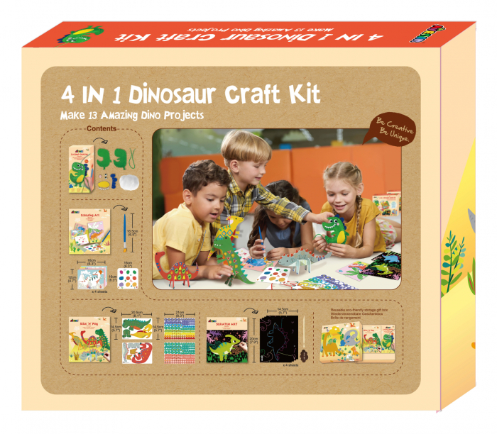 Set creativ 4 in 1 - Dinozauri - Avenir - BazaRapid.ro [2]