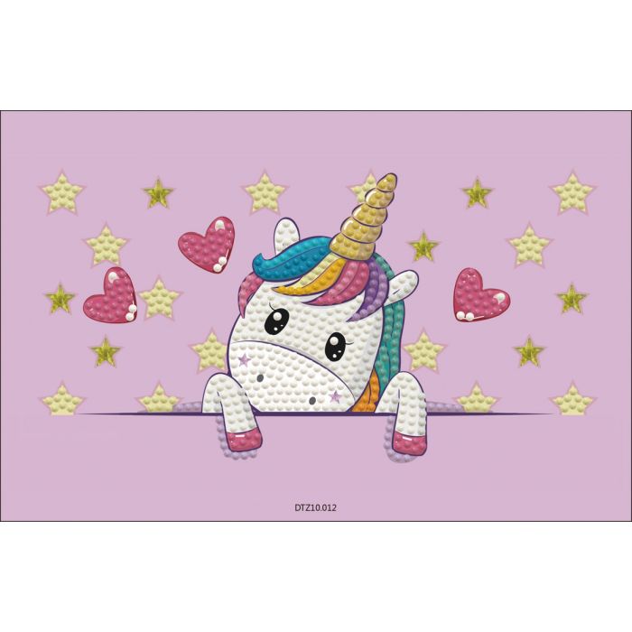 Set creativ 5 in 1, Unicorn, pictura cu diamante - Diamond Dotz® - BazaRapid.ro [2]