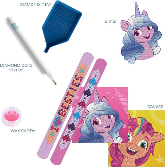 Set creativ 6 in 1, My Little Pony, pictura cu diamante - Diamond Dotz® - BazaRapid.ro [8]
