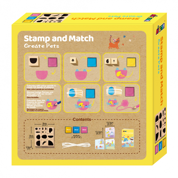 Set creativ cu stampile - Animale - Avenir - BazaRapid.ro [2]