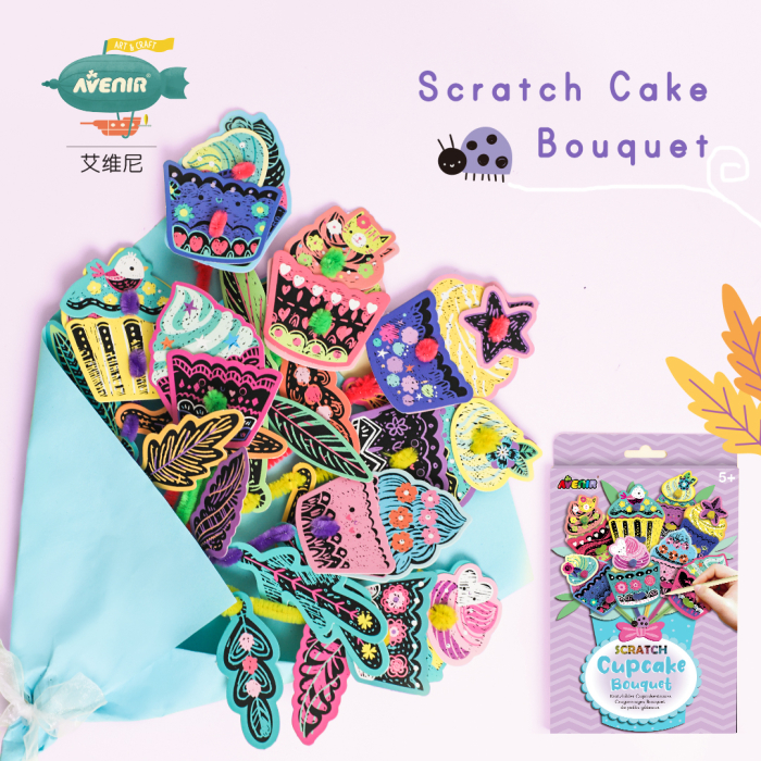 Set creativ de razuit Buchet - Tort - Avenir - BazaRapid.ro [4]