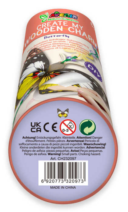 Set creativ din lemn - breloc Fluture, colectia Creatii Naturale - Avenir - BazaRapid.ro [2]