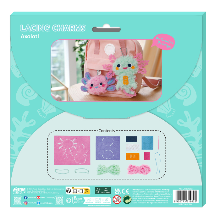 Set creativ Everyday Craft - confectioneaza charm-uri Axolotl - Avenir - BazaRapid.ro [2]