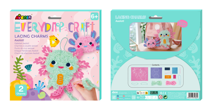Set creativ Everyday Craft - confectioneaza charm-uri Axolotl - Avenir - BazaRapid.ro [5]
