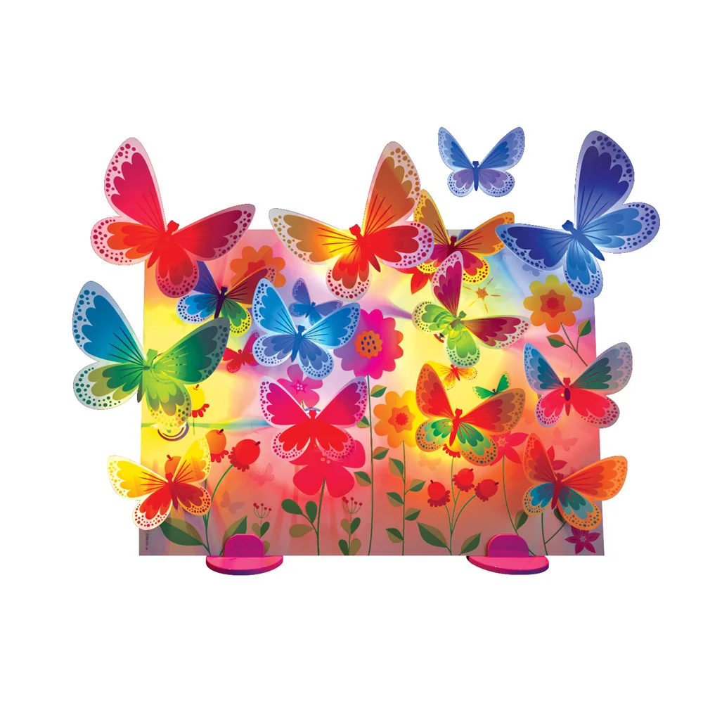 Set creativ - Panou luminos cu fluturi 3D - KidzMaker - 4M - BazaRapid.ro [2]