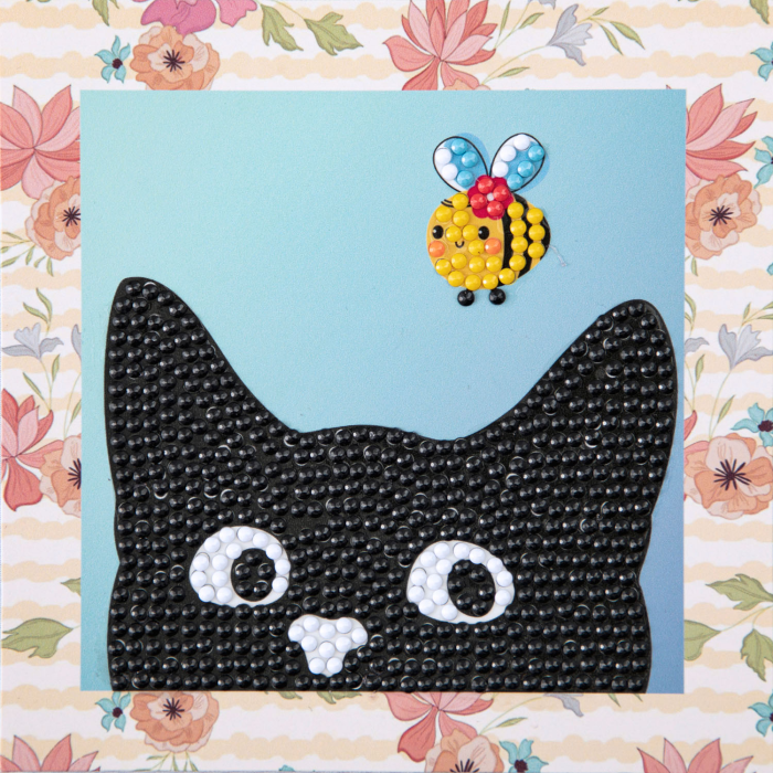 Set creativ pictura cu diamante - Mischievous - Pisica - Diamond Dotz® - BazaRapid.ro [2]