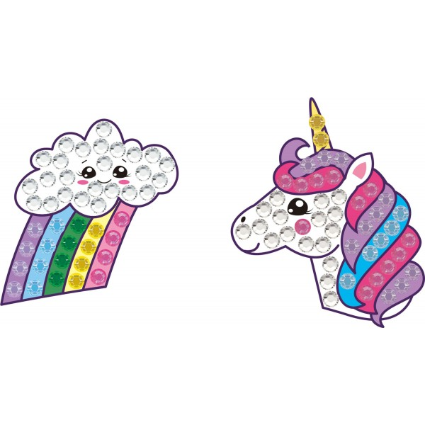 Set creativ super-rapid, autocolante BIG DOTZ - Nor cucubeu si Unicorn - Diamond Dotz® - BazaRapid.ro [2]
