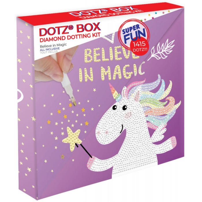 Set creativ tablou Believe in Magic, pictura cu diamante - Diamond Dotz® - BazaRapid.ro [2]