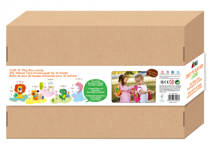 Set creativ XXL de cusut cu tehnica siretului - Craft N Play Box - Avenir - BazaRapid.ro [3]