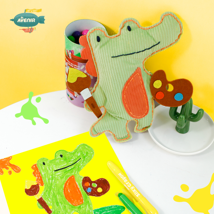 Set de cusut Prietenul Meu Animal - Crocodil artistic - Avenir - BazaRapid.ro [2]