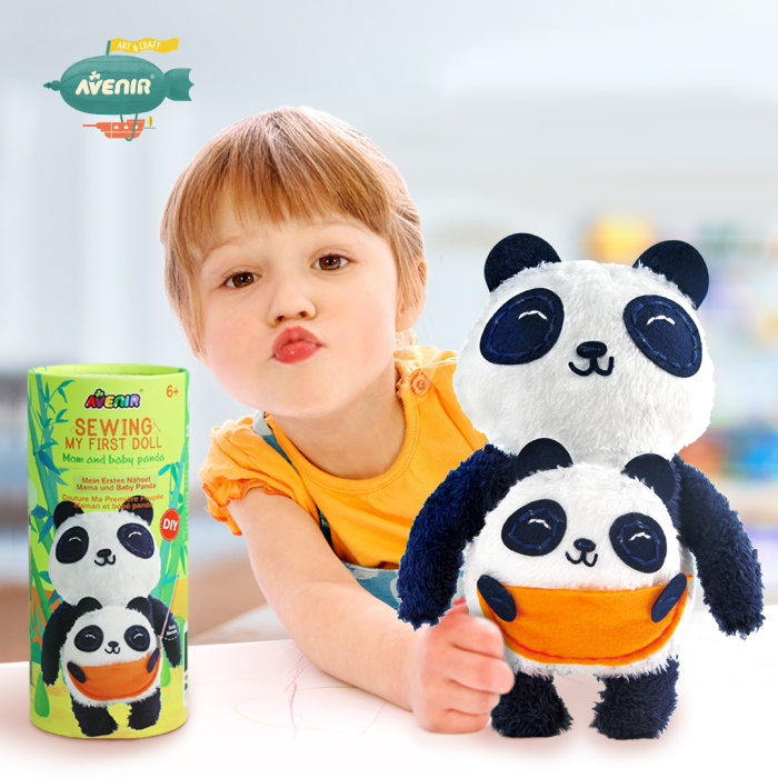 Set de cusut Prima Mea Papusa, Mama si puiul Panda - Avenir - BazaRapid.ro [2]