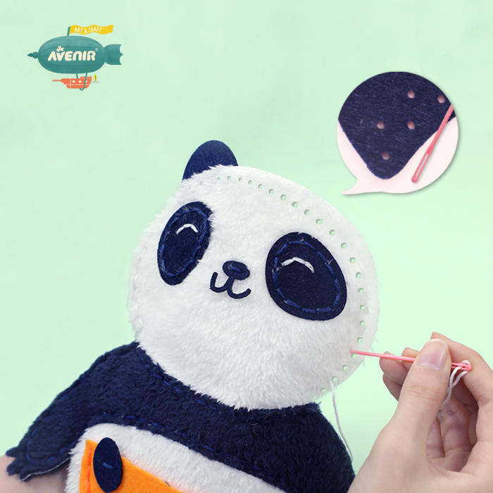 Set de cusut Prima Mea Papusa, Mama si puiul Panda - Avenir - BazaRapid.ro [3]