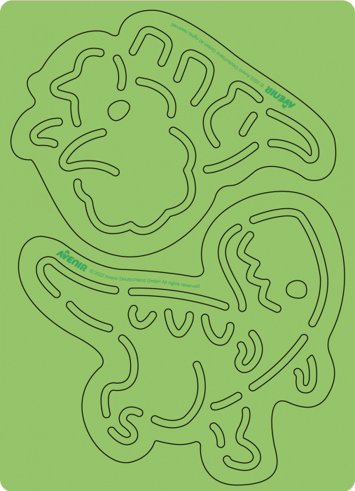Set de razuit cu sabloane -Dinozauri - Avenir - BazaRapid.ro [8]