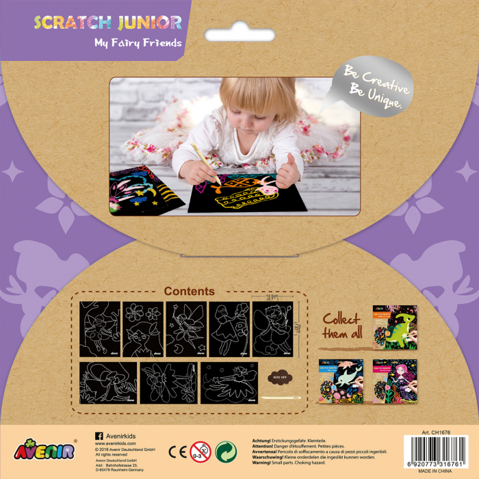 Set de razuit Scratch Junior - Prietenele Mele Zane - Avenir - BazaRapid.ro [5]