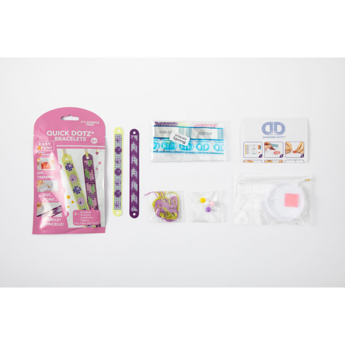 Set DIY creativ - bratari Spring, pictura cu diamante - Diamond Dotz® - BazaRapid.ro [3]
