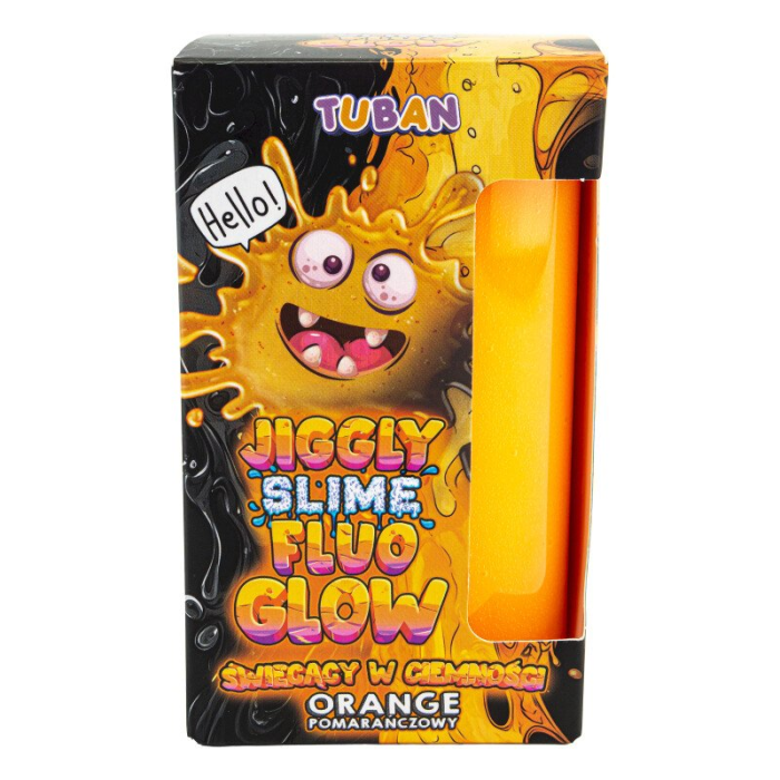 Set DIY experimente JIGGLY SLIME FLUO GLOW , PORTOCALIU 430 g - Tuban - BazaRapid.ro [2]