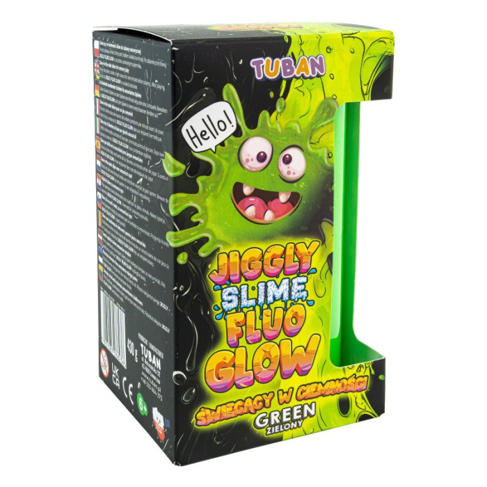 Set DIY experimente JIGGLY SLIME FLUO GLOW , VERDE 430 g - Tuban - BazaRapid.ro [3]
