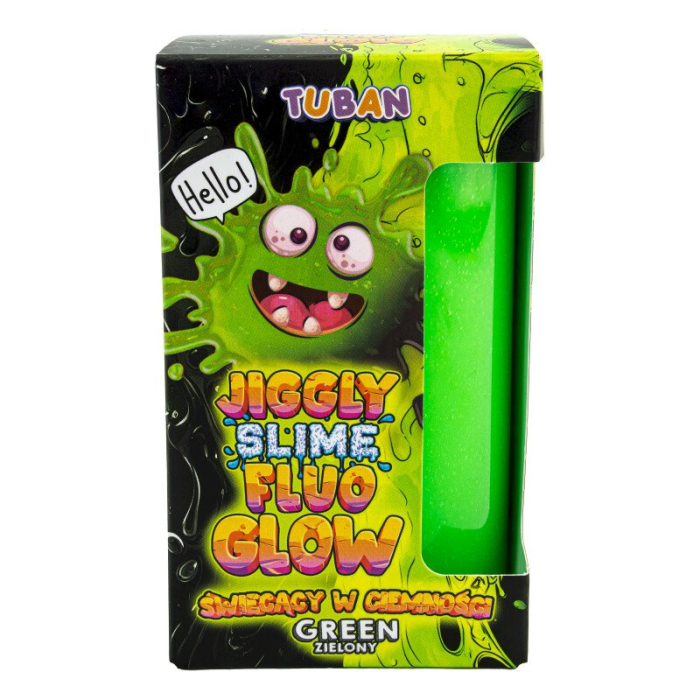 Set DIY experimente JIGGLY SLIME FLUO GLOW , VERDE 430 g - Tuban - BazaRapid.ro [2]