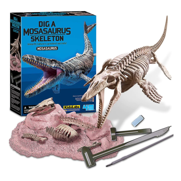Set educativ Sapa si descopera Dinozauri - Mosasaurus - 4M - BazaRapid.ro [2]