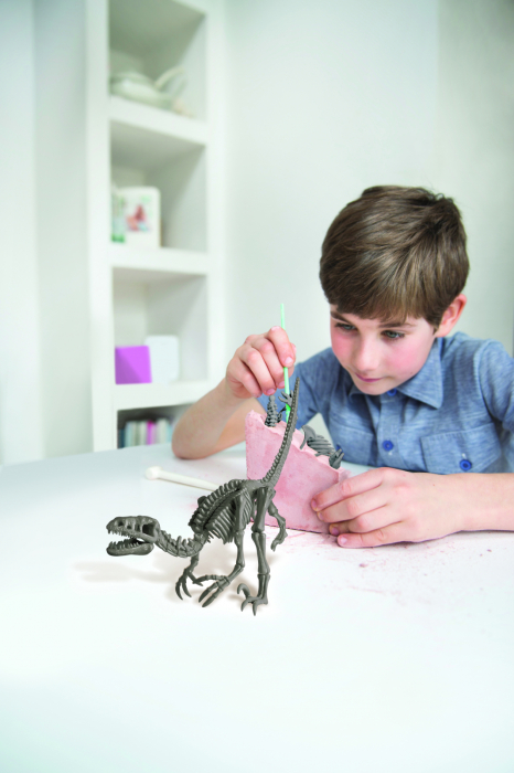 Set educativ Sapa si descopera Dinozauri - Velociraptor - 4M - BazaRapid.ro [8]