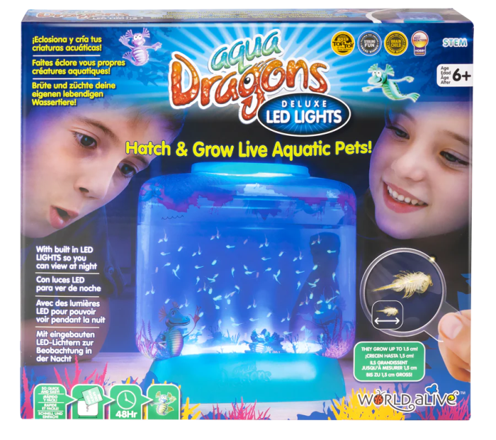 Set educativ STEM - AQUA DRAGONS Habitat Lumea subacvatica - acvariu Deluxe cu LED-uri - Aqua Dragons - BazaRapid.ro [2]