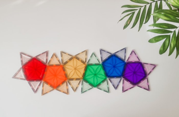 Set magnetic Magblox - 6 piese magnetice pentagon pentru constructie - Magblox - BazaRapid.ro [7]