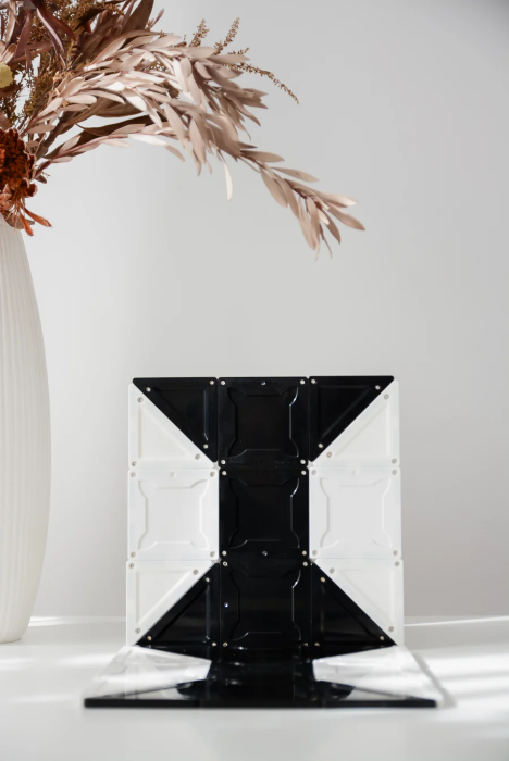 Set magnetic Magblox - 92 piese magnetice de constructie Monocrom AlbNegru - Magblox - BazaRapid.ro [8]