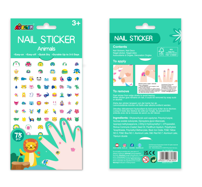 Stickere pentru unghii - Animale - Avenir - BazaRapid.ro [5]