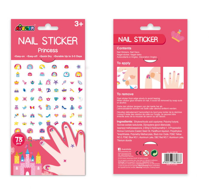 Stickere pentru unghii - Printesa - Avenir - BazaRapid.ro [3]