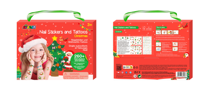Stickere pentru unghii si tatuaje - Craciun - Avenir - BazaRapid.ro [8]