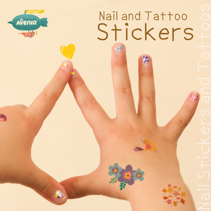 Stickere pentru unghii si tatuaje - Sirena - Avenir - BazaRapid.ro [8]