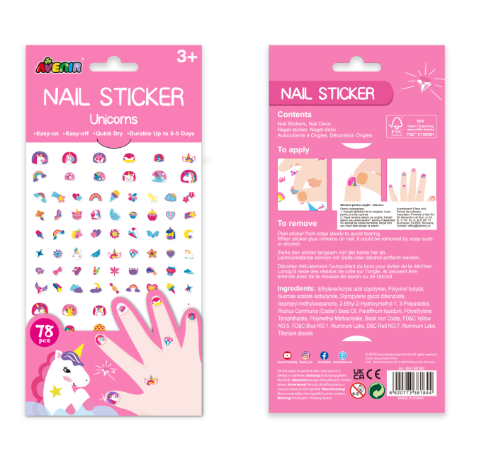 Stickere pentru unghii - Unicorni - Avenir - BazaRapid.ro [6]