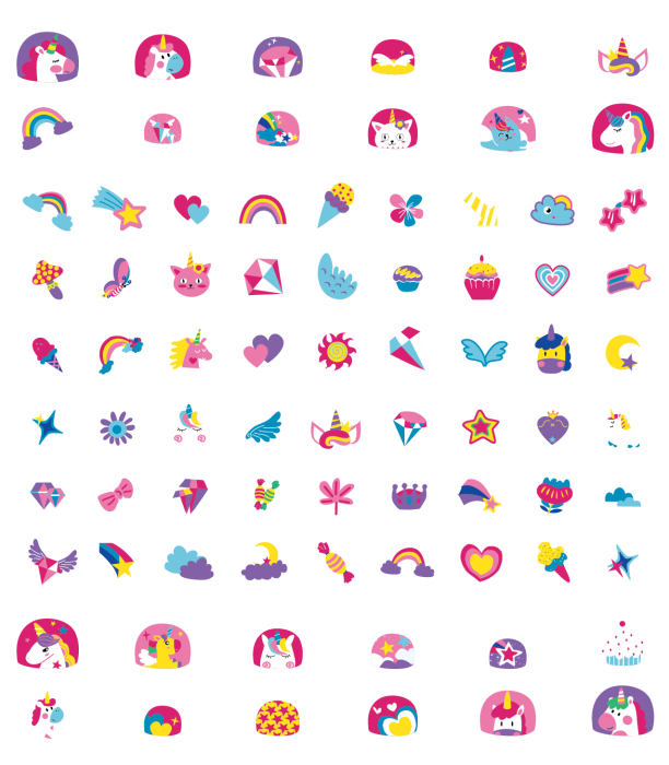 Stickere pentru unghii - Unicorni - Avenir - BazaRapid.ro [4]