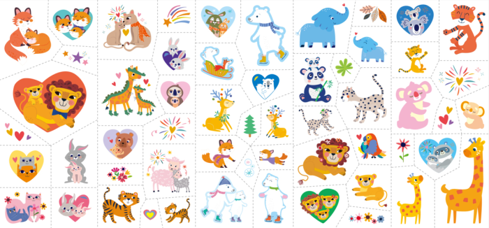 Stickere si tatuaje pentru fata - set parinte-copil - distractie in familie - Avenir - BazaRapid.ro [5]