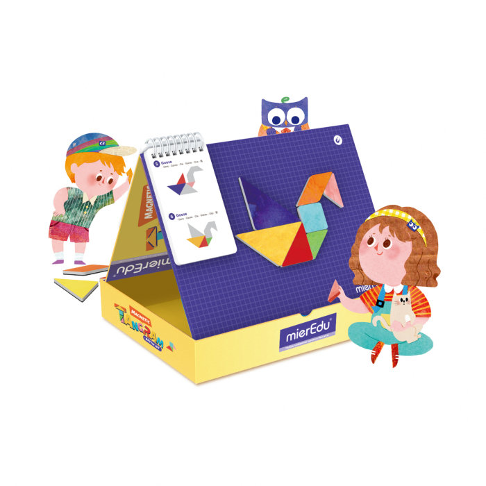 Tangram magnetic - Battle kit, 2 jucatori - mierEdu - BazaRapid.ro [2]