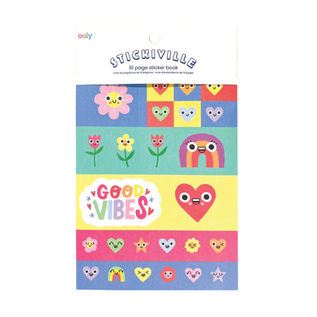 RECHIZITE CREATIVE - Abtibilduri Stickiville Happy Hearts - 10 pagini - Ooly - BazaRapid.ro